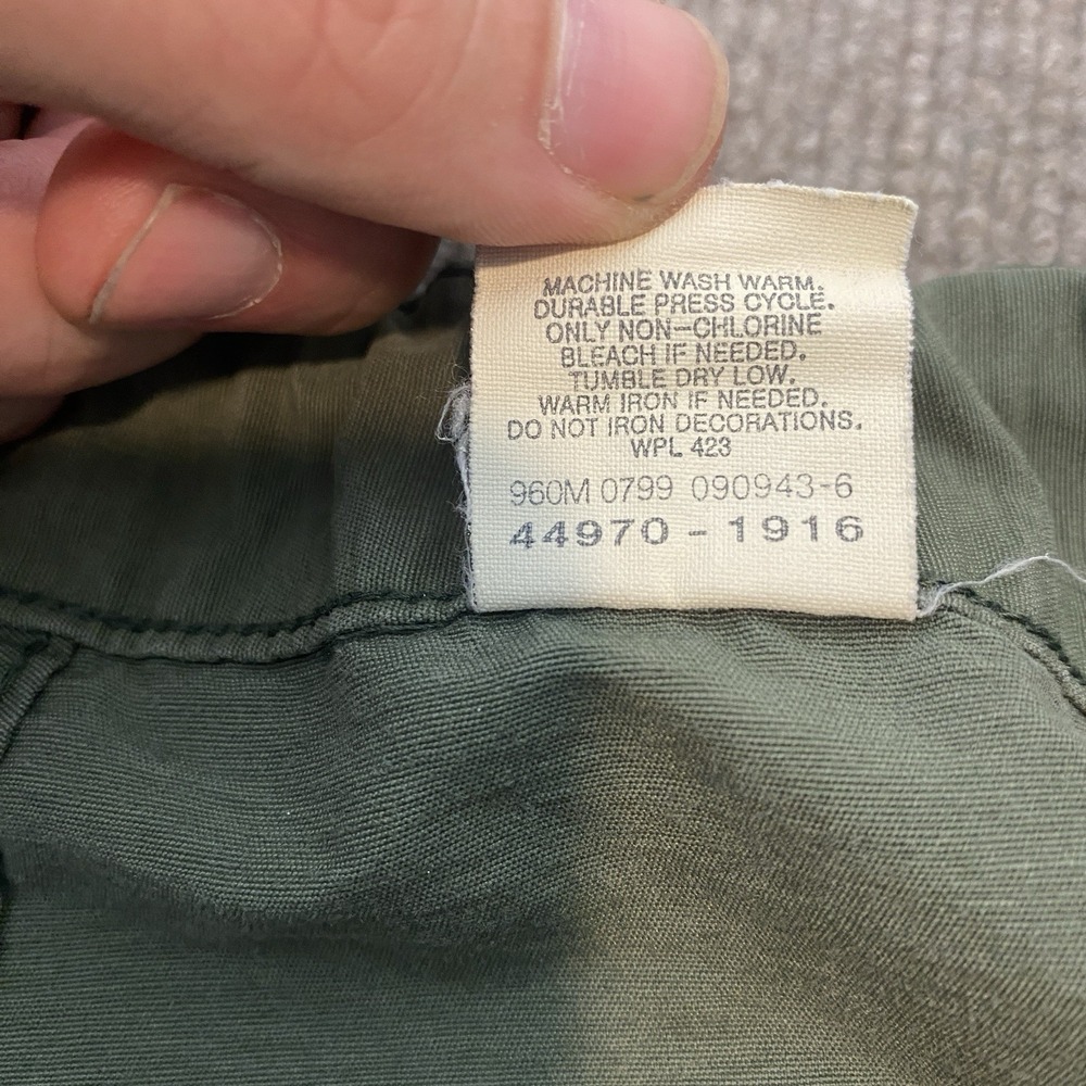 Vintage Levi's Parachute Pants Medium Baggy Skate Paratrooper Medium 32 Army - Picture 10 of 14